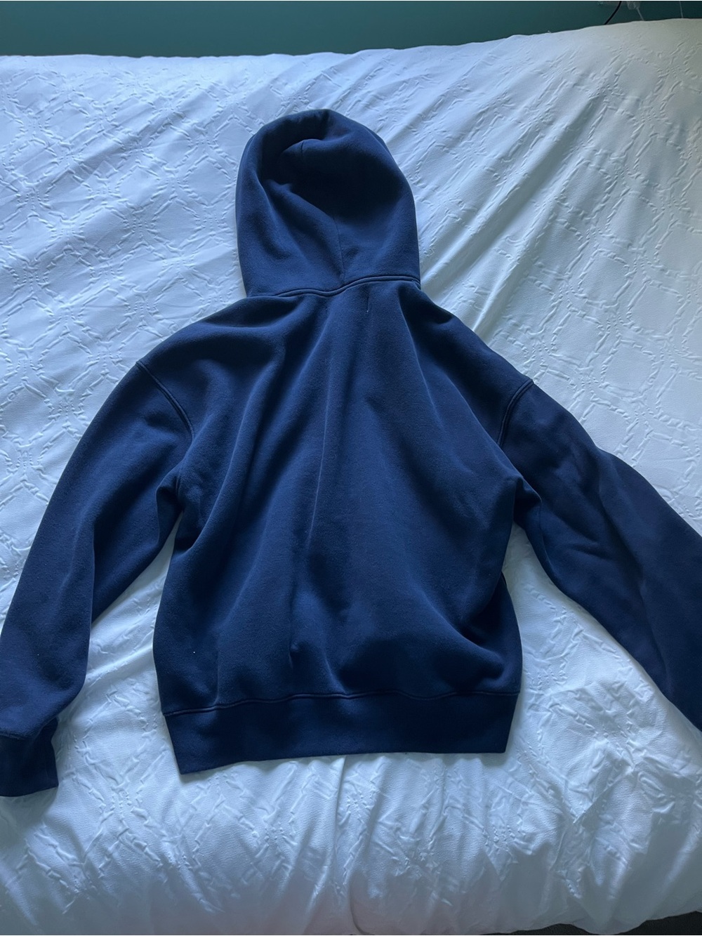 Hollister Navy Blue Hoodie Hoodie - Picture 2 of 3
